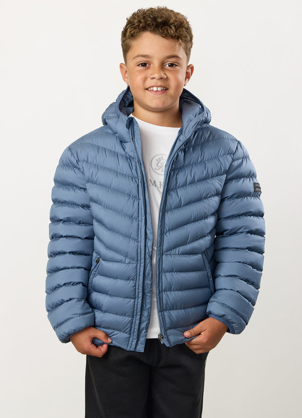Gym King Kids Endurance Puffer Jacket Slate Blue