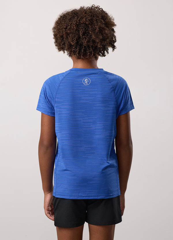 gym king Kids Energy Grindle Tee Royal Azure