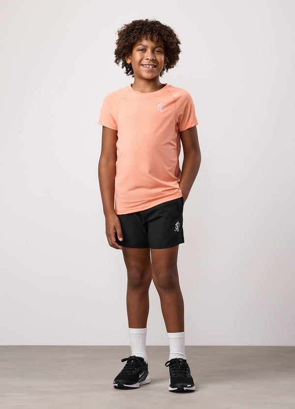 Gym King Kids Energy Grindle Tee Sunset Coral