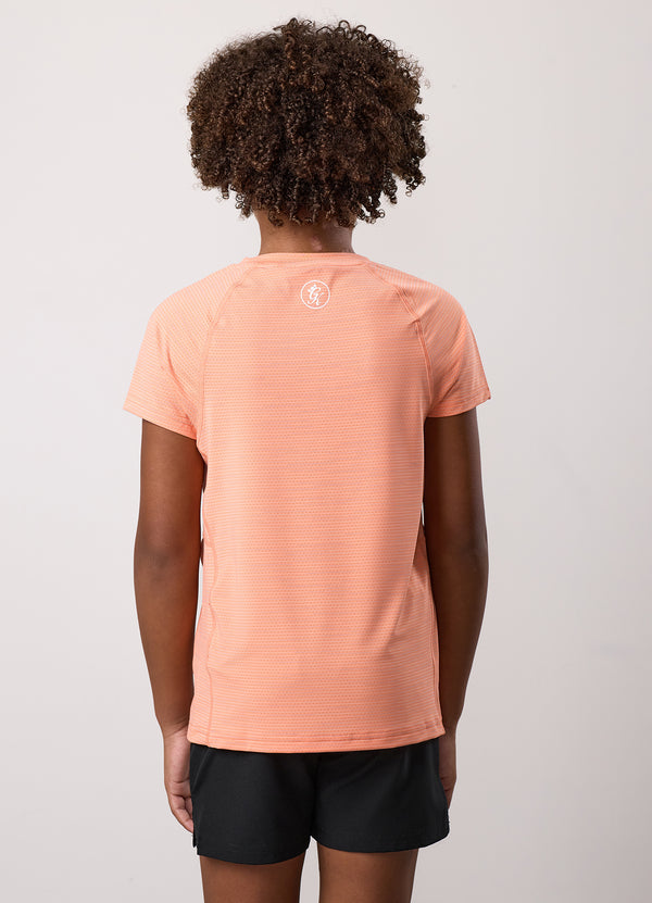 gym king Kids Energy Grindle Tee Sunset Coral