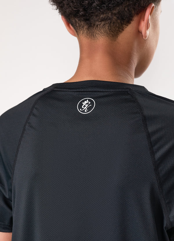 Gym King Kids Energy Tee Black