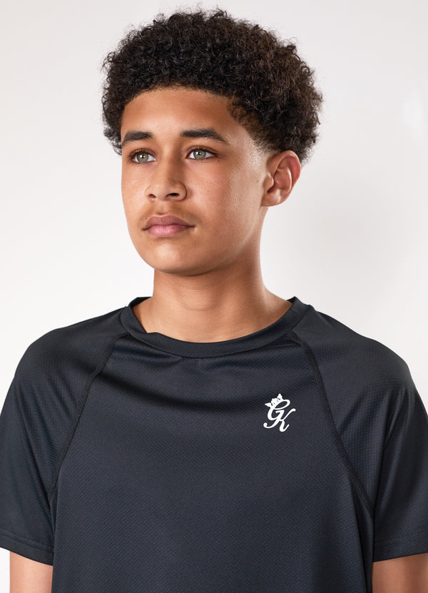 Gym King Kids Energy Tee Black