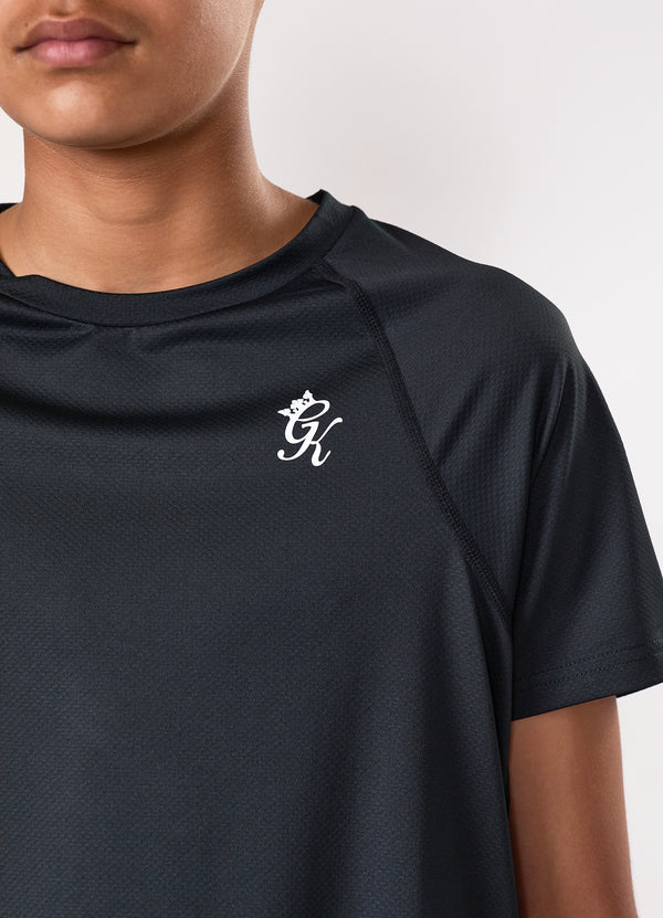 Gym King Kids Energy Tee Black