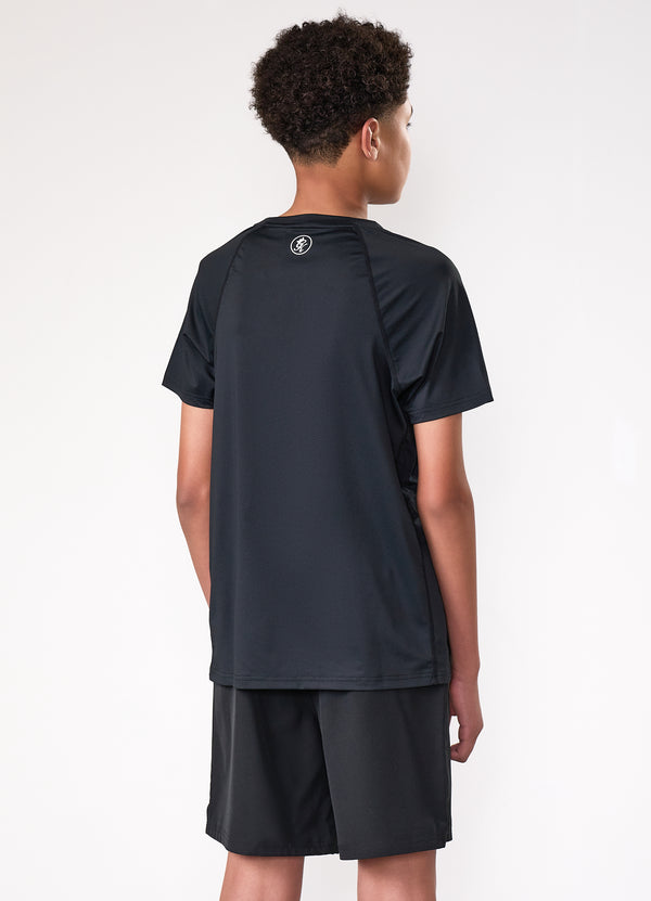 gym king Kids Energy Tee Black