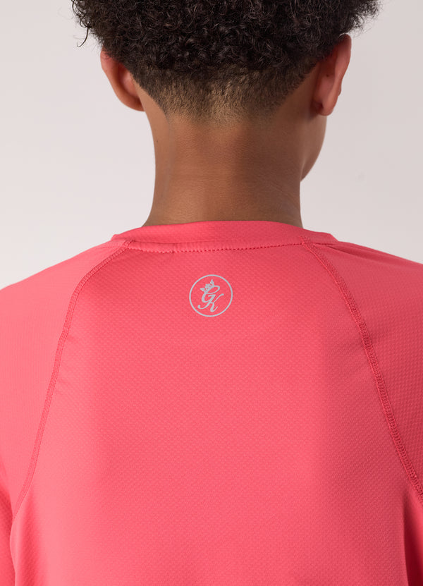 Gym King Kids Energy Tee Coral