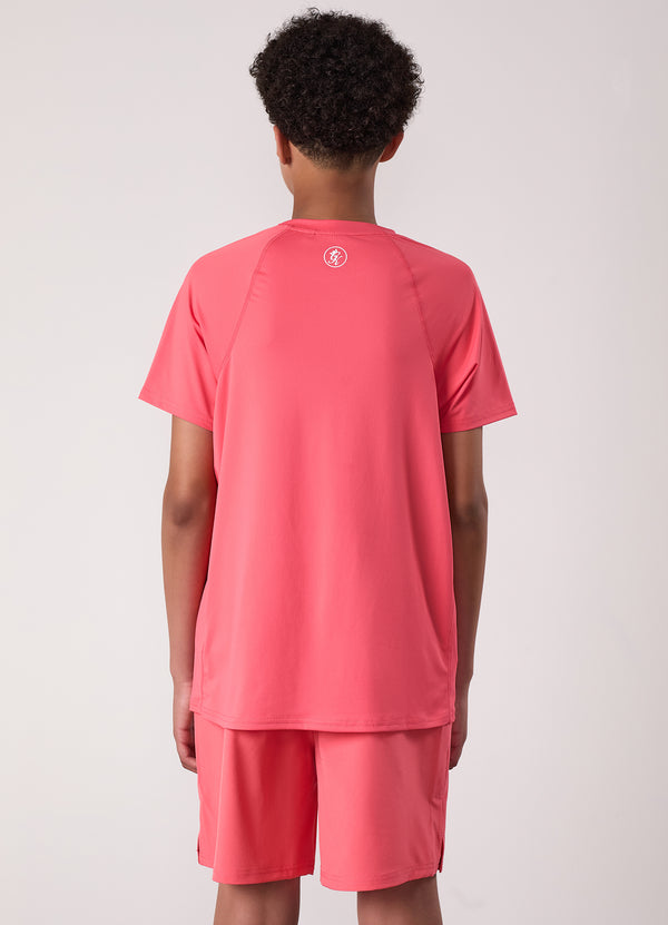 gym king Kids Energy Tee Coral