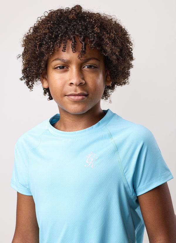 gym king Kids Energy Tee Ibiza Blue