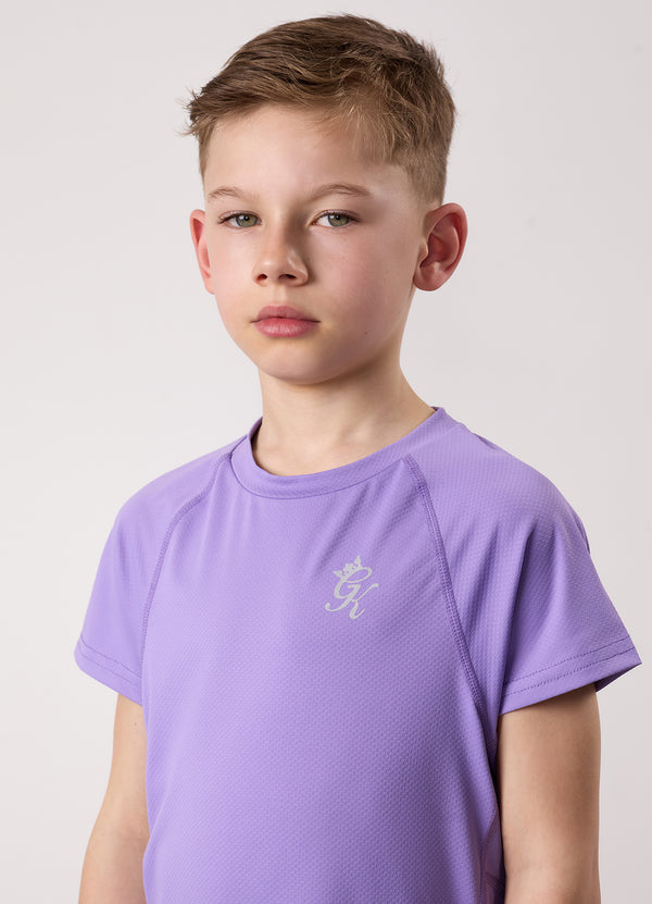 Gym King Kids Energy Tee Violet