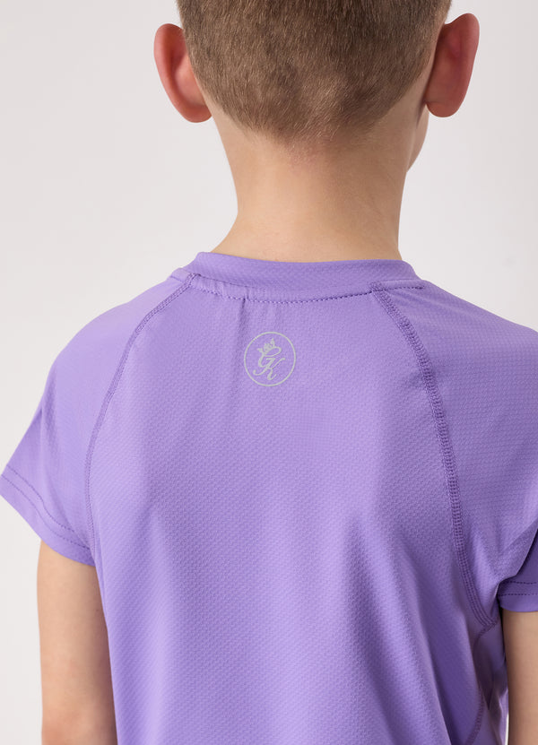 Gym King Kids Energy Tee Violet