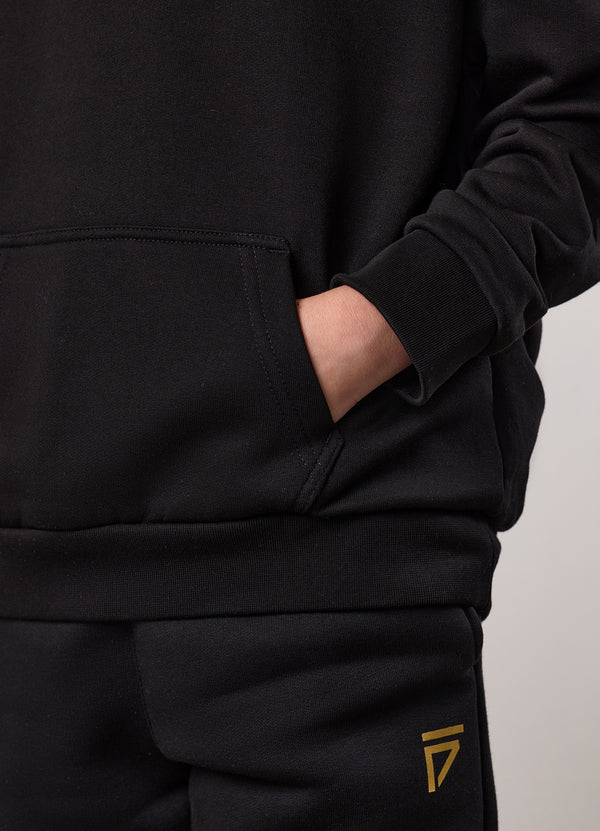 Gym King Kids Fight Division Hood Black/Gold