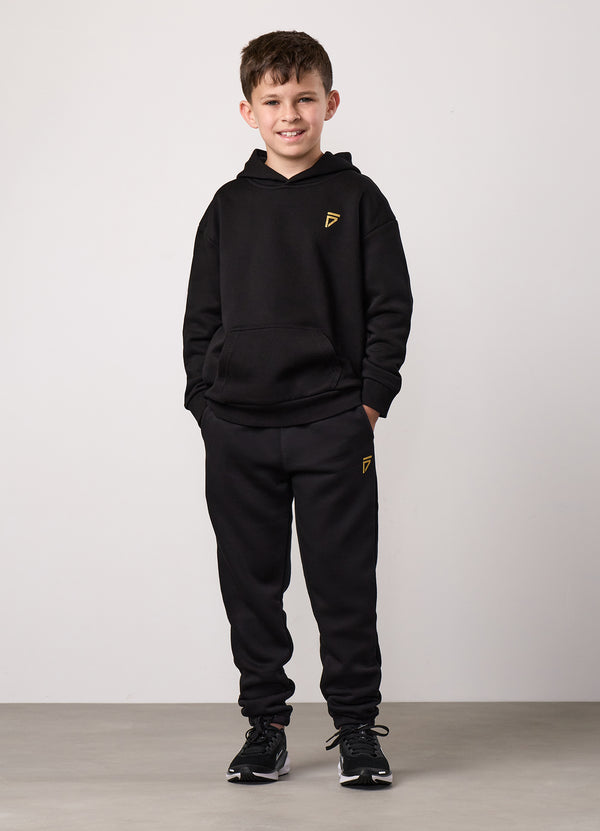 Gym King Kids Fight Division Hood Black/Gold