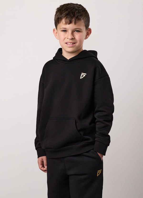 gym king Kids Fight Division Hood Black/Gold