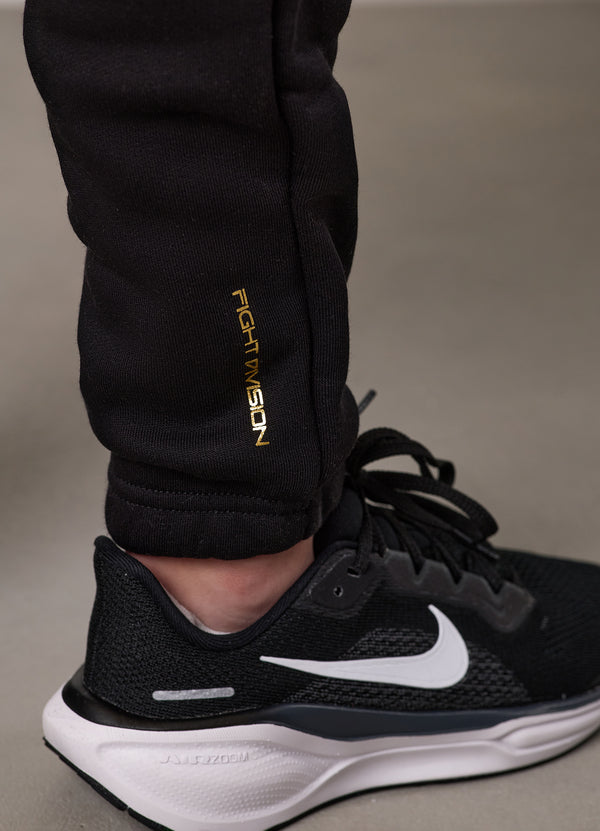Gym King Kids Fight Division Jogger Black/Gold