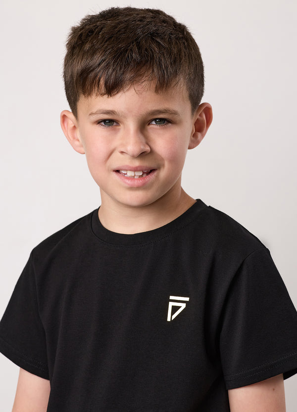 Gym King Kids Fight Division Tee Black/Gold