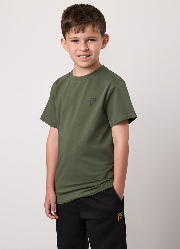 gym king Kids Fight Division Tee Deep Olive