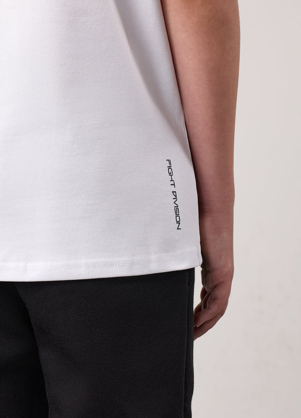 Gym King Kids Fight Division Tee White