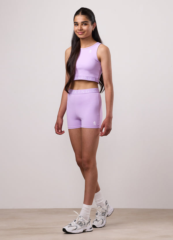 Gym King Kids Impact 3" Short Lilac Haze