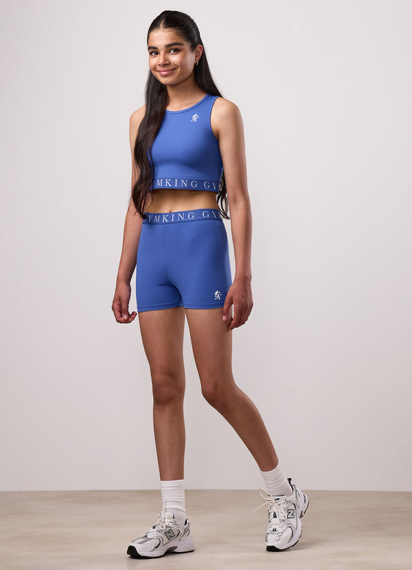 Gym King Kids Impact 3" Short Sapphire Blue