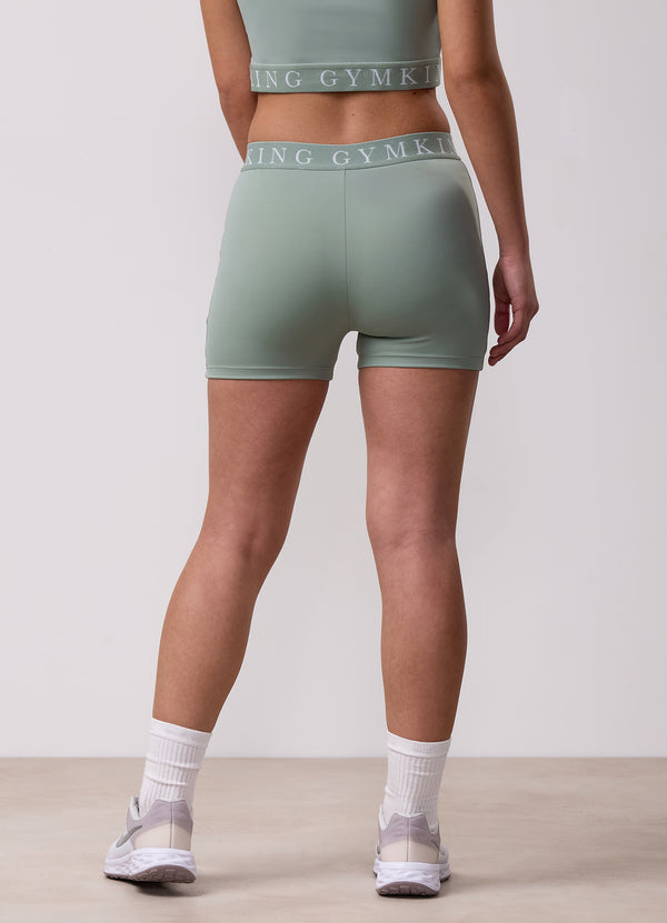 Gym King Kids Impact 3" Short Soft Sage