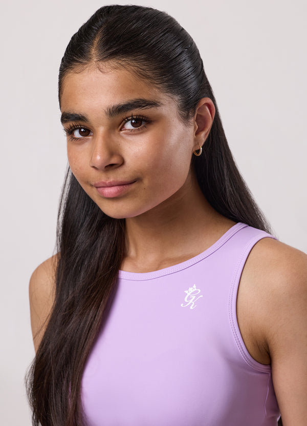 Gym King Kids Impact Tank Lilac Haze