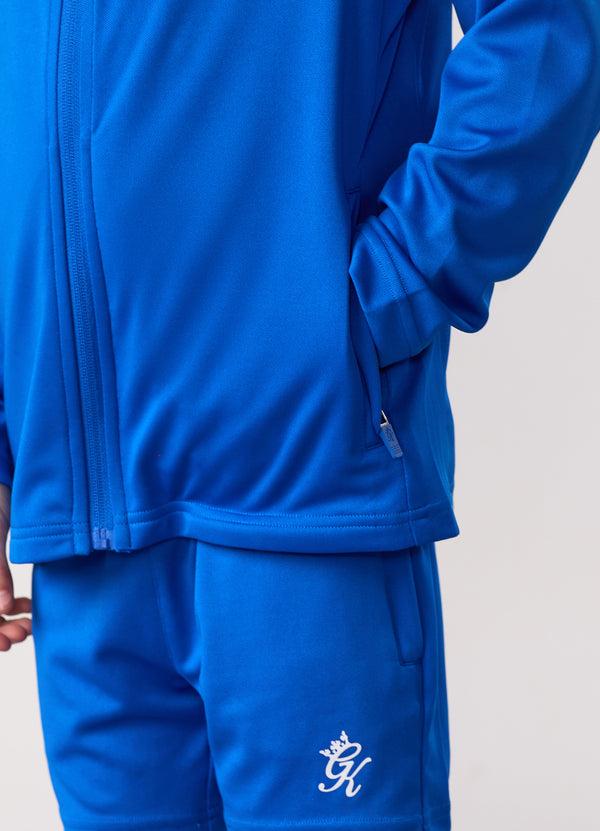 Gym King Kids Lightweight Poly Full Zip Sonic Blue