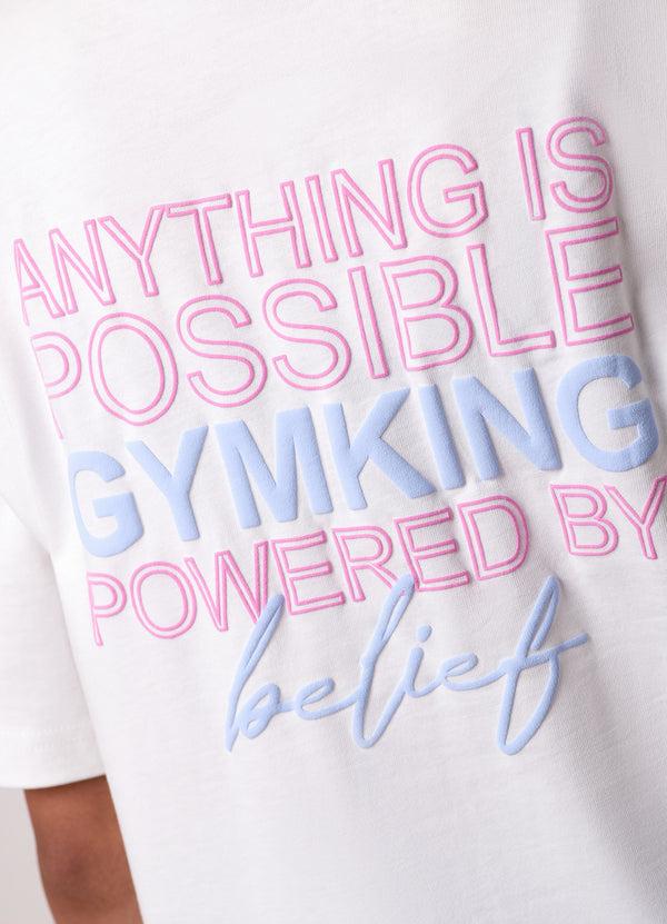 Gym King Kids Malibu Boyfriend Tee Cream