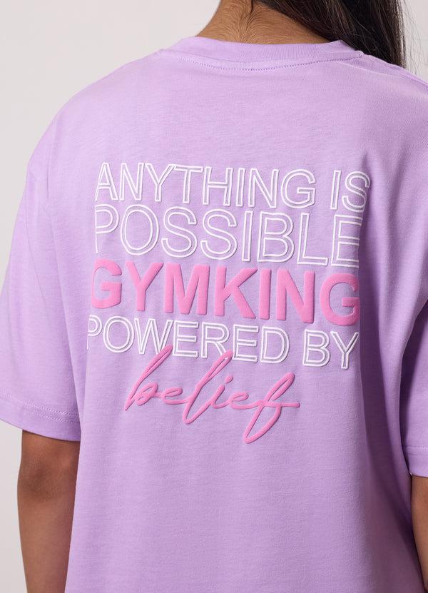 Gym King Kids Malibu Boyfriend Tee Lilac Haze