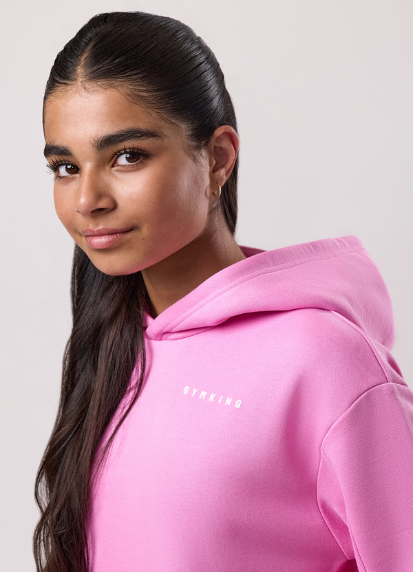 Gym King Kids Malibu Oversized Hood Bubblegum Pink