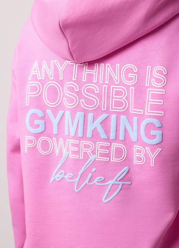 Gym King Kids Malibu Oversized Hood Bubblegum Pink