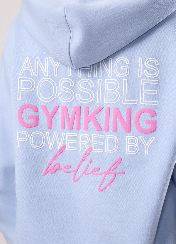 Gym King Kids Malibu Oversized Hood Hydrangea Blue