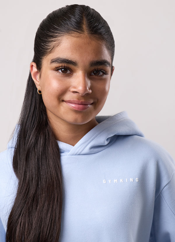 Gym King Kids Malibu Oversized Hood Hydrangea Blue