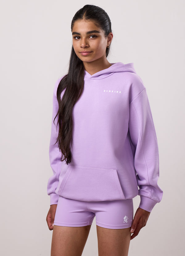 gym king Kids Malibu Oversized Hood Lilac Haze