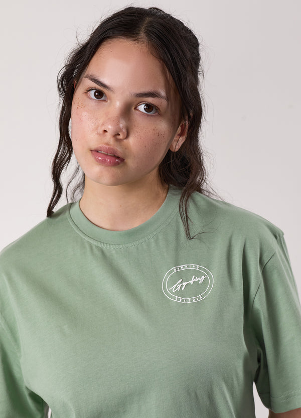 Gym King Kids Origin Boyfriend Tee Soft Sage