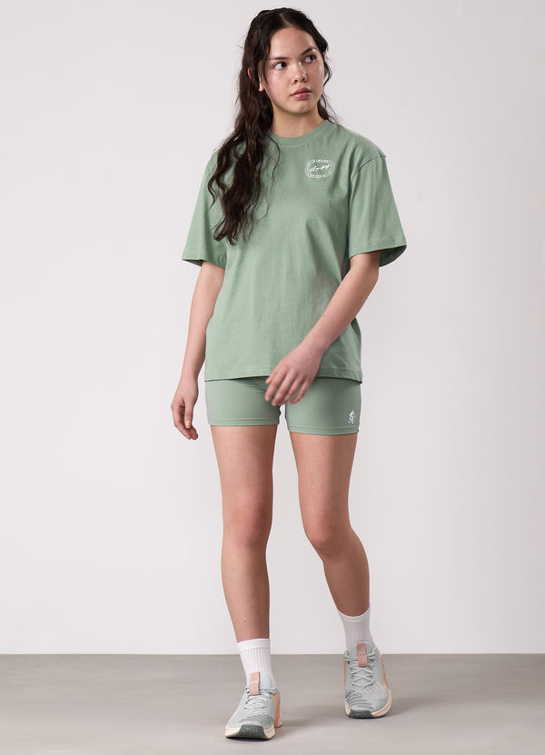 Gym King Kids Origin Boyfriend Tee Soft Sage