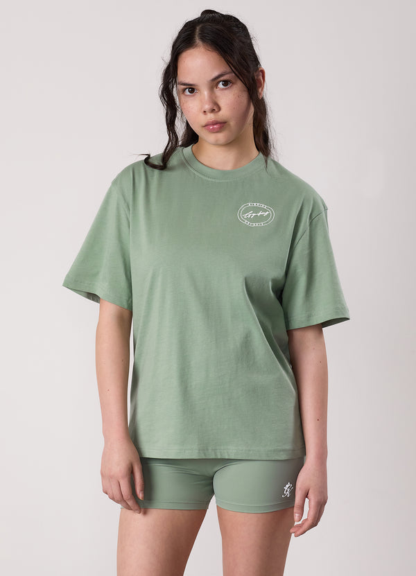 gym king Kids Origin Boyfriend Tee Soft Sage