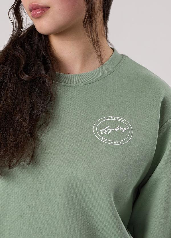 Gym King Kids Origin Sweatshirt Soft Sage