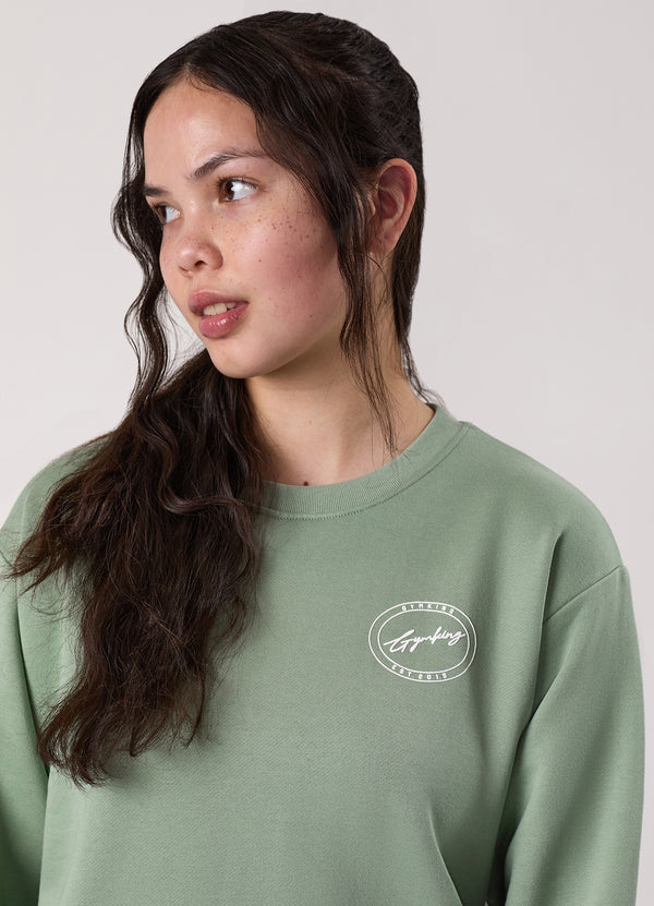 gym king Kids Origin Sweatshirt Soft Sage