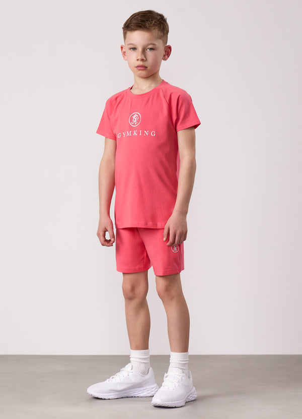 Gym King Kids Pro Short Coral