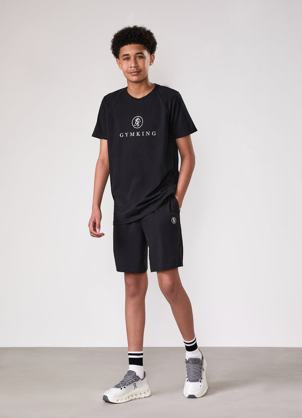 Gym King Kids Pro Tee Black