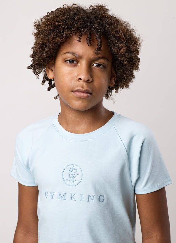 Gym King Kids Pro Tee Blue Chalk