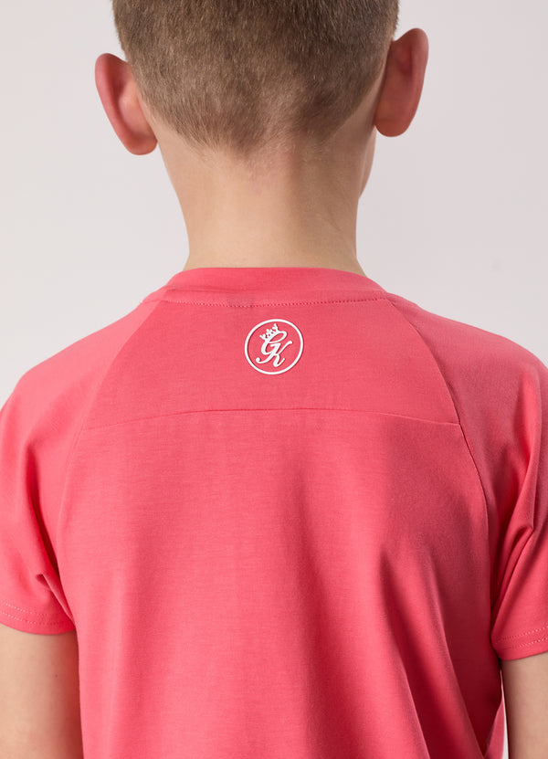 Gym King Kids Pro Tee Coral