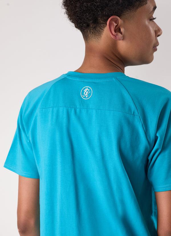 Gym King Kids Pro Tee Marine Teal