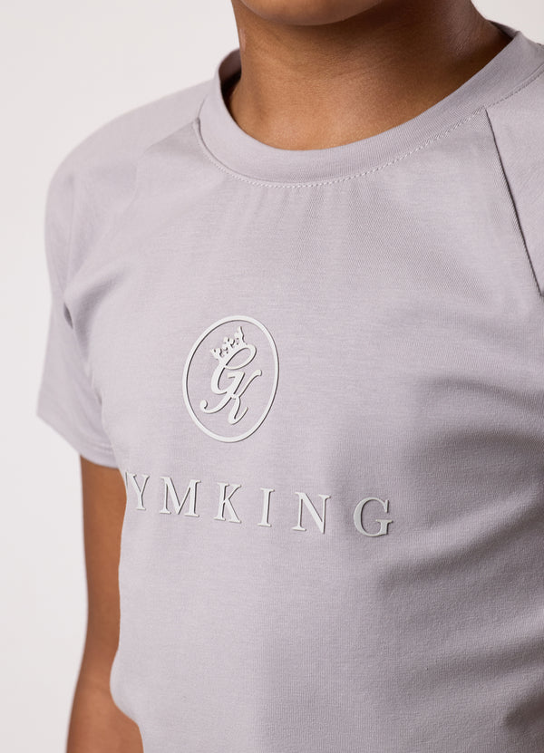 Gym King Kids Pro Tee Urban Grey