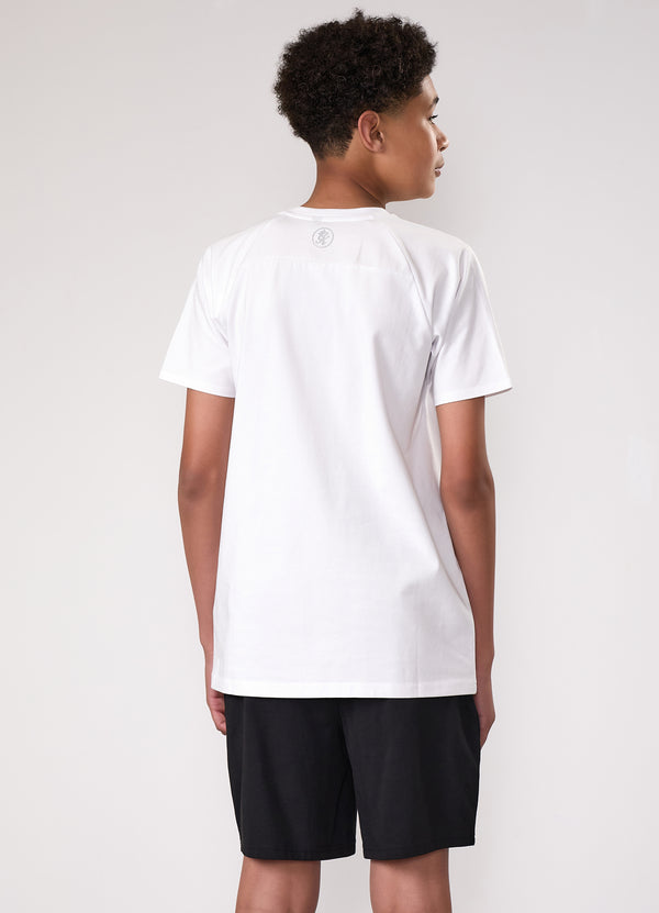 Gym King Kids Pro Tee White