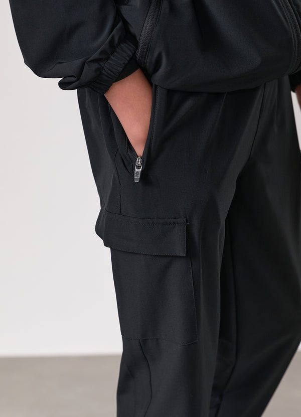 Gym King Kids Pro Woven Cargo Black