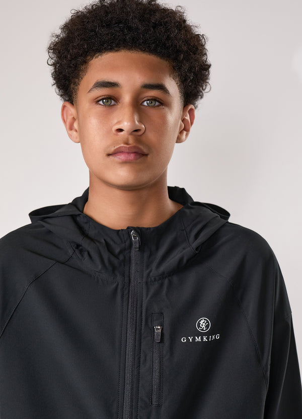 Gym King Kids Pro Woven Hood Black