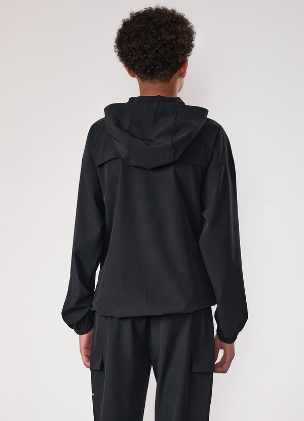 Gym King Kids Pro Woven Hood Black