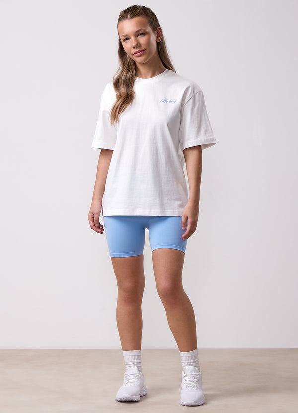 Gym King Kids Script Boyfriend Tee Cream