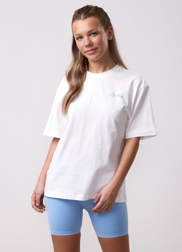 gym king Kids Script Boyfriend Tee Cream