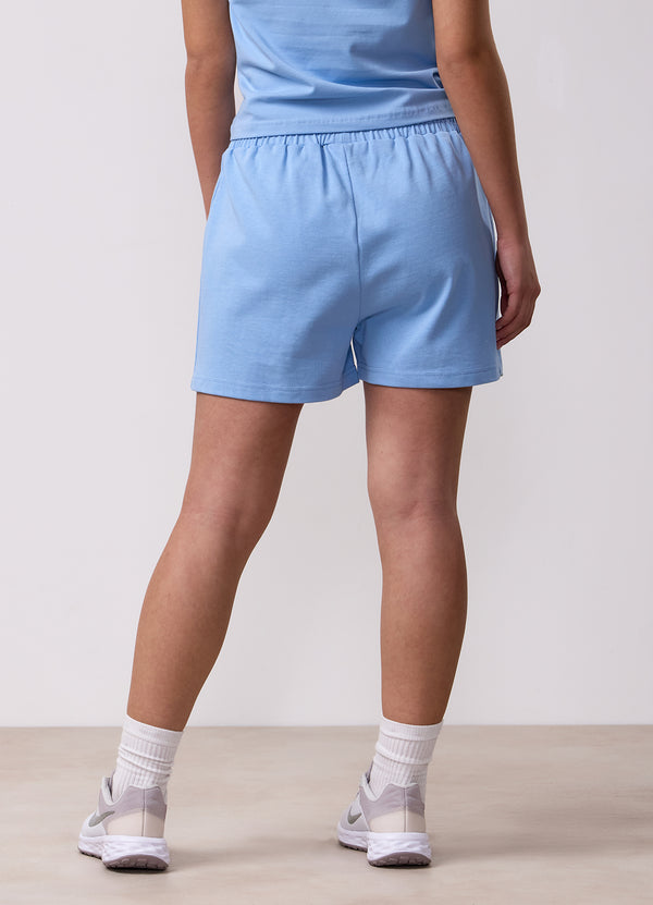Gym King Kids Script Relaxed Fit Short Sky Blue